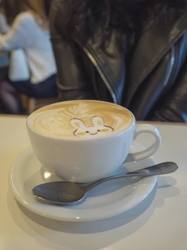 Capuccino con latte art (foto ilustrativa)